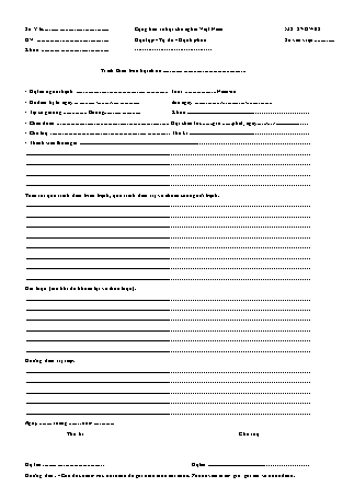 Biên bản hội chẩn - Thông tư 32/2023/TT-BYT